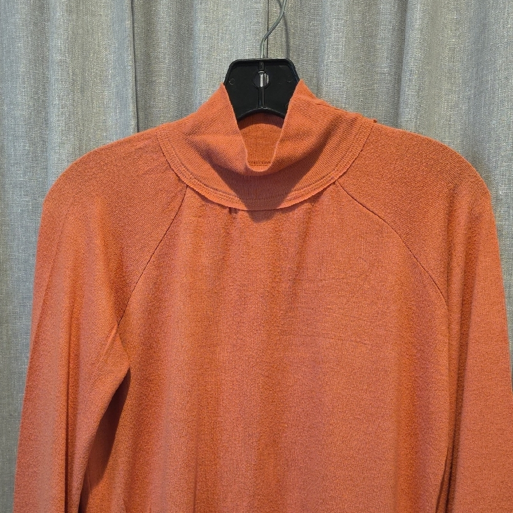 Peace Love World Coral Cowl Neck Sweater - Picture 2 of 16